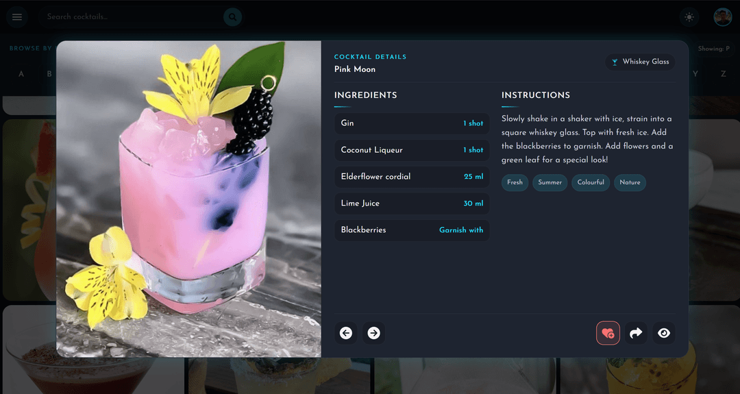 Cocktail Explorer project screenshot